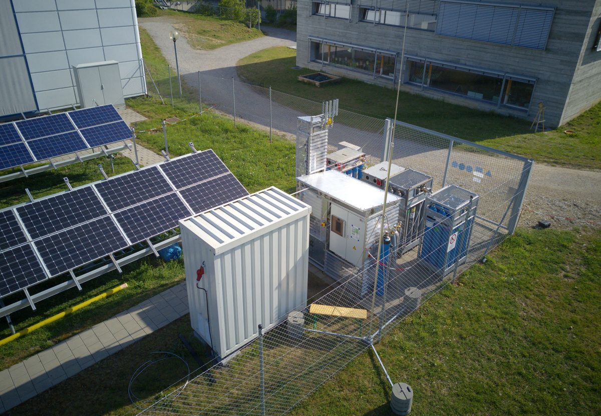 ORBIT system in trial operation on a pilot scale at the Regensburg site. Photo: Michael Heberl, OTH Regensburg.