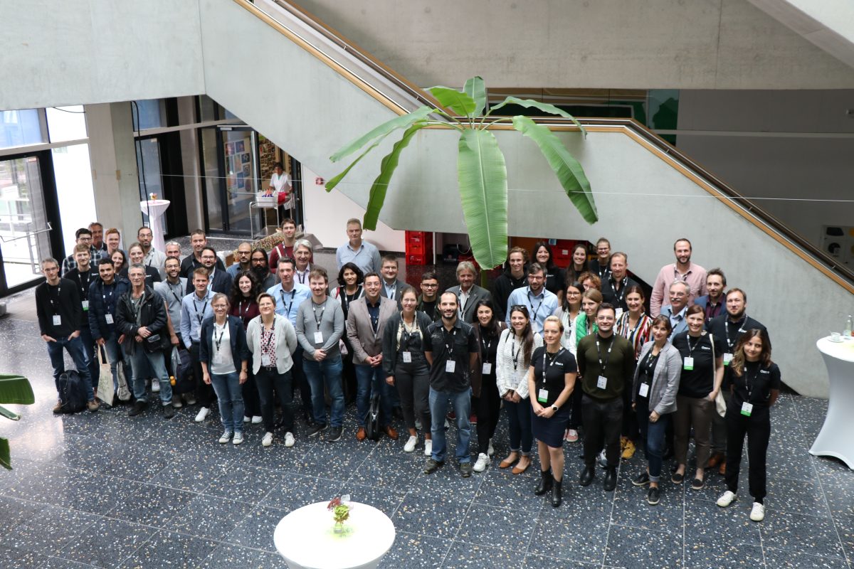 Gruppenfoto der Teilnehmenden beim 2. ORBIT Workshop. Foto: Gabi Gmeinwieser